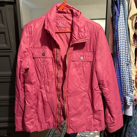 Prana Women's Jacket in Deep Pink - Picture 1 of 3